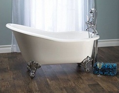 Magliezza Чугунная ванна Gracia 170x76 (ножки хром) – фотография-4